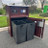 CE Series Double Trash Enclosure, Municipal Style, ADA Compliant - CE240M-CH