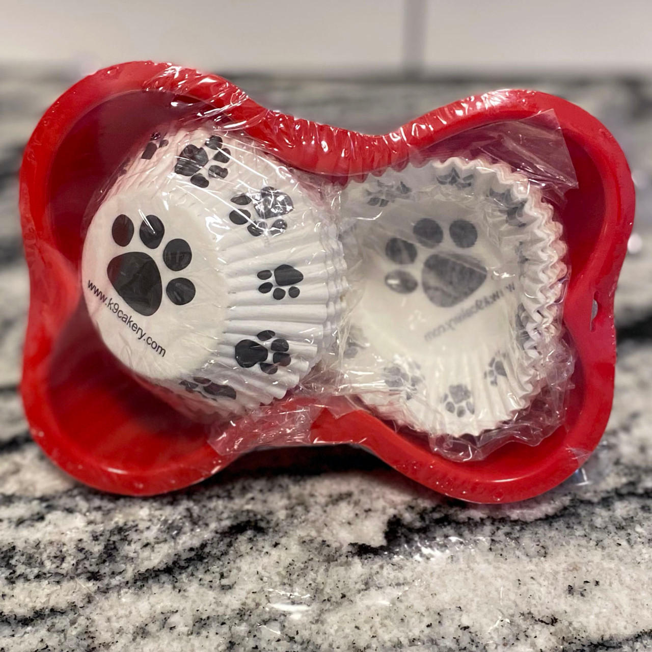 255 Cavity Pet Treats Pan Dog Mini Heart Shaped Silicone Mold