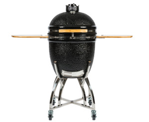 Coyote Asado Freestanding Black Ceramic Cooker Smoker - C1CHCS-FS Coyote Asado Freestanding Black Ceramic Cooker Smoker - C1CHCS-FS
