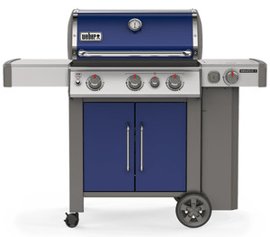 Weber Genesis II E-335 Deep Ocean Blue Liquid Propane Gas Grill Weber Genesis II E-335 Deep Ocean Blue Liquid Propane Gas Grill
