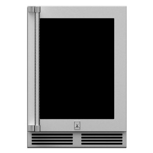 Hestan Refrigerator With Wine Storage GRWG Series Outdoor Dual Zone Right Hinge 24" in Stainless Frame Hestan Refrigerator With Wine Storage GRWG Series Outdoor Dual Zone Right Hinge 24" in Stainless Frame