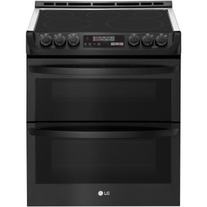 LG 7.3 Cu. Ft. Black Slide-In Double Electric Convection Range With ProBake Convection LG 7.3 Cu. Ft. Black Slide-In Double Electric Convection Range With ProBake Convection