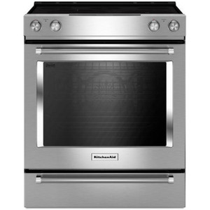 KitchenAid ADA 30 In. Stainless Steel Electric Slide-In Convection Range KitchenAid ADA 30 In. Stainless Steel Electric Slide-In Convection Range