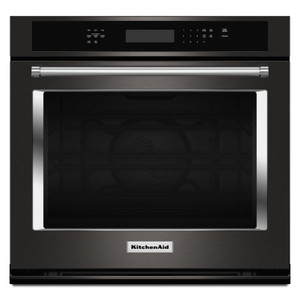 KitchenAid 30" Black Stainless Single Wall Oven