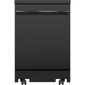 GE 24" Black Portable Dishwasher With Sanitize Cycle GE 24" Black Portable Dishwasher With Sanitize Cycle