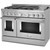 KitchenAid 48 In. Stainless Steel Smart Commercial-Style Gas Range With Griddle