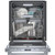 Bosch 800 Series 24-Inch Dishwasher in Anti-Fingerprint Stainless Steel