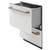 Cafe 24" Matte White With Brushed Bronze Dishwasher Drawer
