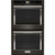 KitchenAid Smart Oven+ 30" Black Stainless Double Convection Wall Oven