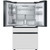 Samsung 23 Cu. Ft. Bespoke Counter Depth 4-Door French Door Refrigerator With Beverage Center 36-Inch Wide in White Glass