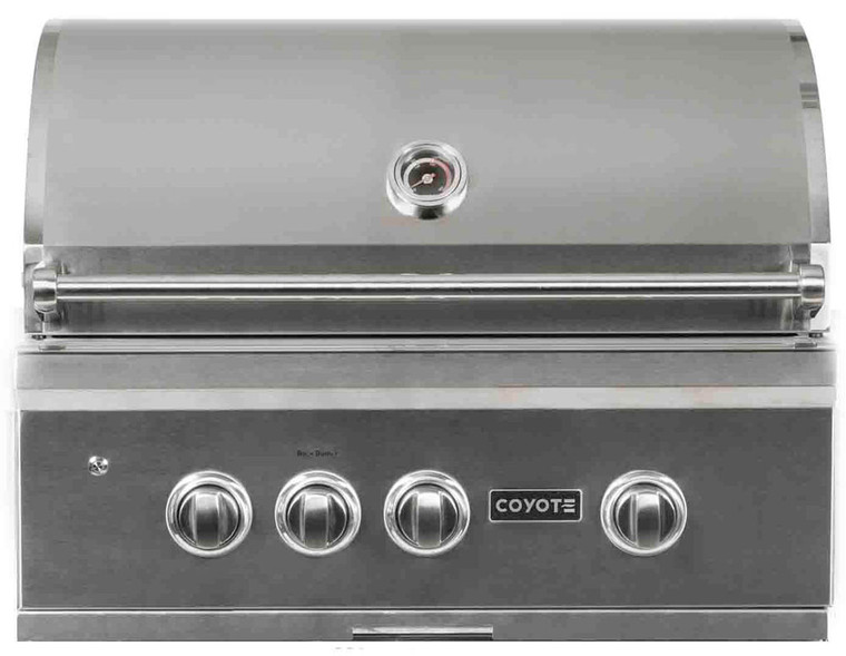 Coyote 30" Stainless Steel Built-In S-Series Natural Gas Grill