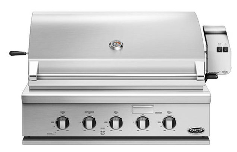 DCS 36" Stainless Steel Traditional Built-In Liquid Propane Gas Grill With Rotisserie