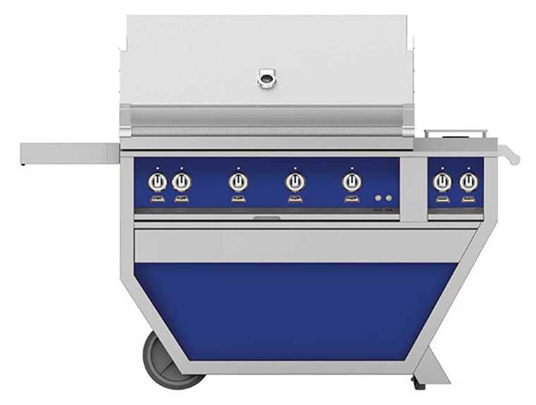 Hestan 42" Deluxe Trellis And Sear With Double Side Burner Liquid Propane Gas Grill