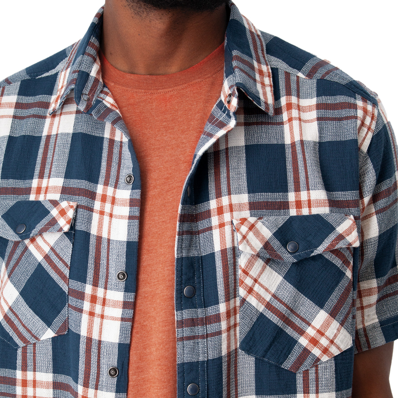 Men's Liam Organic Cotton Snap Button Shirt | Old Ranch Brands