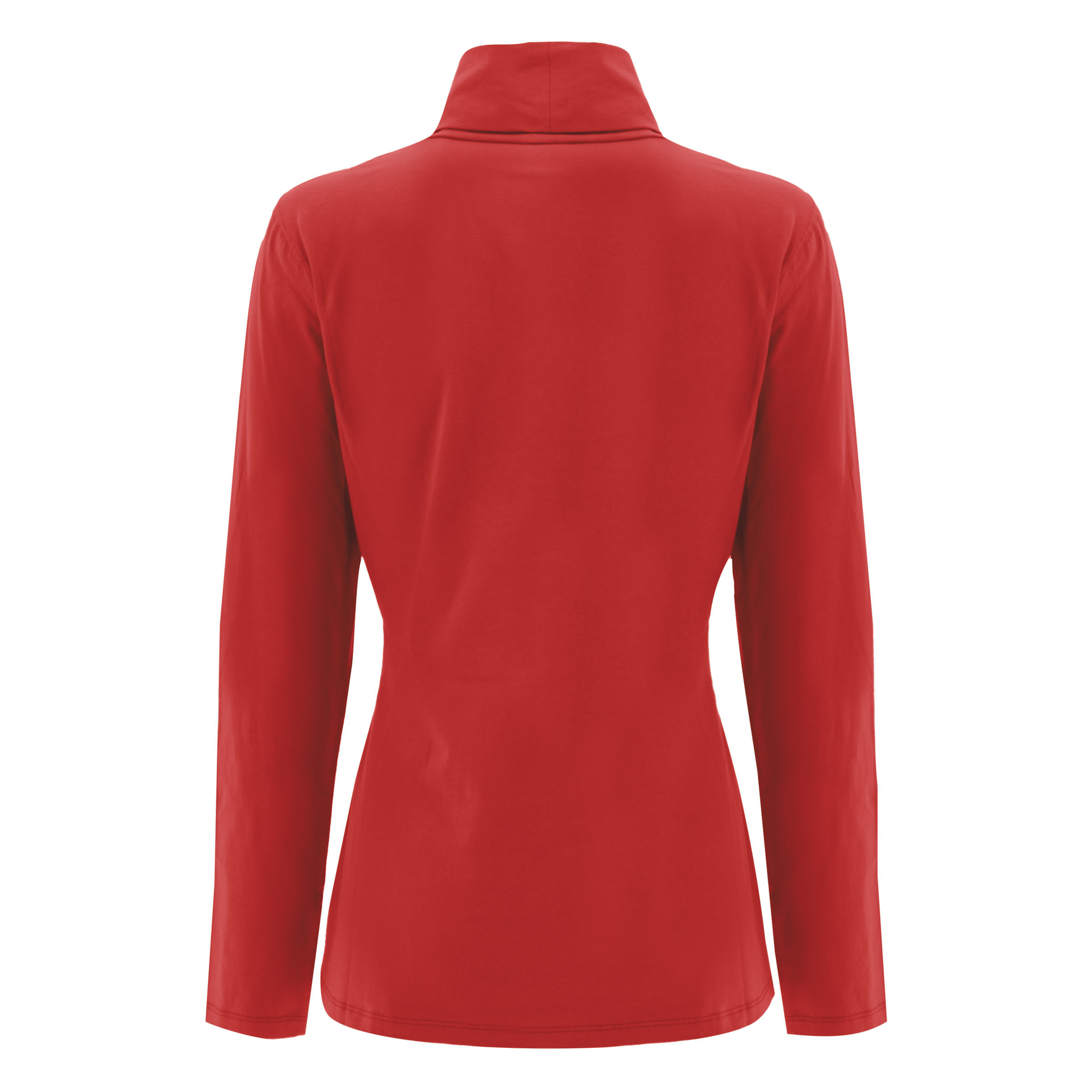 Women's Plus Size Long Sleeve Turtleneck Top - Ultra Soft Stretch Fit, Sizes XL To 7X