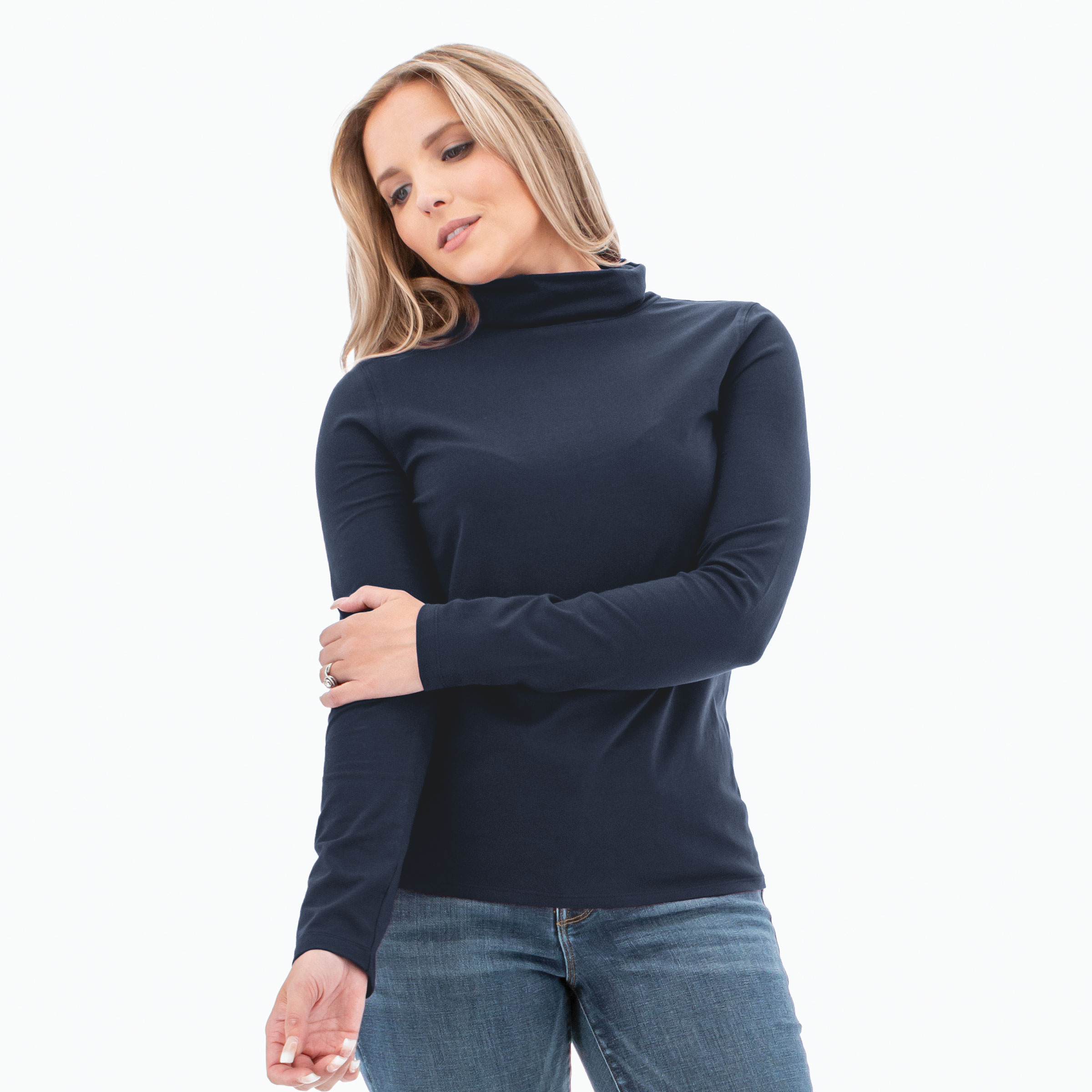 Women's Teton Long Sleeve Turtleneck Top | Old Ranch Brands