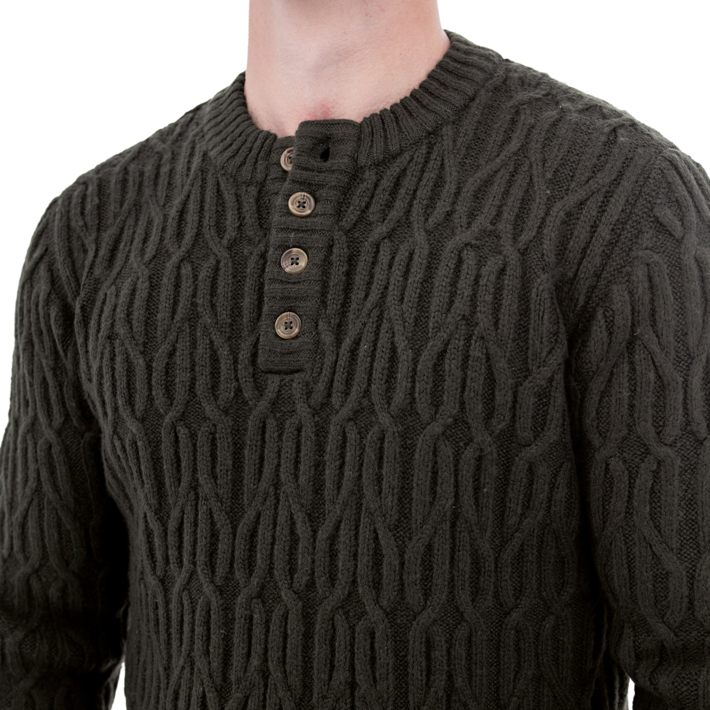 トップス vallan/Airy Cable Knit Logo Tee Wyatt Cable Knit Sweater | Old Ranch Brands