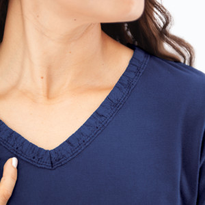 Bryce V-Neck Top (Fall 23) detail