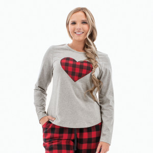 Heart Pajama Top studio