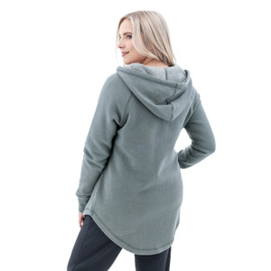 River Cardigan studio back