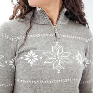 Nordic Snow Sweater detail