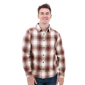 Tall Miles Organic Flannel Shirt studio