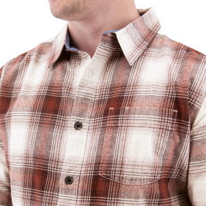 Tall Miles Organic Flannel Shirt studio alt 2