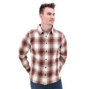 Tall Miles Organic Flannel Shirt studio alt 1
