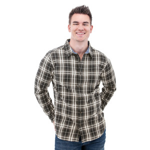 Tall Miles Organic Flannel Shirt studio alt 1
