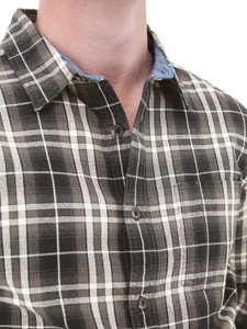 Tall Miles Organic Flannel Shirt studio alt 2