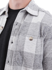 Kolson Plaid Fleece Overshirt studio alt 2