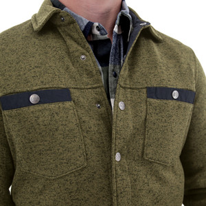 Palmer Fleece Shirt-Jac studio detail