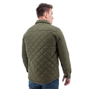 Jameson Recycled Quilted Jacket studio back Jameson Recycled Quilted Jacket studio back