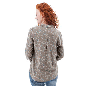 Lilah Floral Print Shirt studio back
