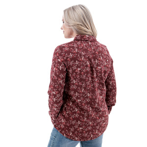 Lilah Floral Print Shirt studio back