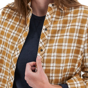 Gracie Organic Snap Plaid Shirt studio alt2