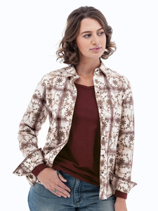 Jordyn Organic Embroidered Snap Shirt studio