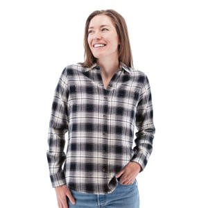 Salina Organic Plaid Shirt studio alt1 black