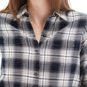 Salina Organic Plaid Shirt studio alt2 black