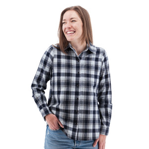 Salina Organic Plaid Shirt studio alt1 blue