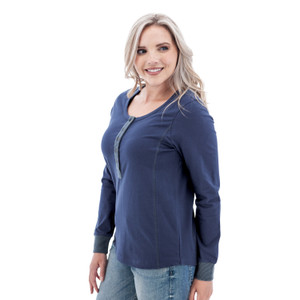 Sofia Organic Henley studio alt 2