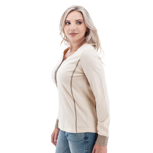 Sofia Organic Henley studio alt 2