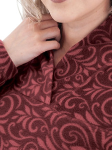 Raelyn Recycled Fleece Pullover studio alt 2