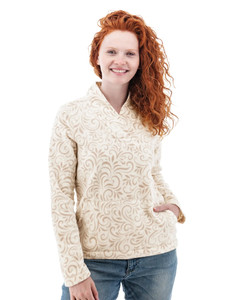 Raelyn Recycled Fleece Pullover studio