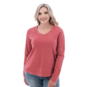 Layla Organic V-Neck Top studio