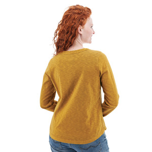 Layla Organic V-Neck Top studio back