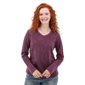Layla Organic V-Neck Top studio