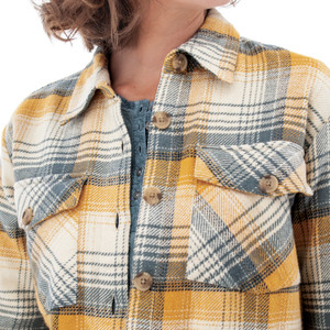 Sutton Organic Shirt-Jac studio detail