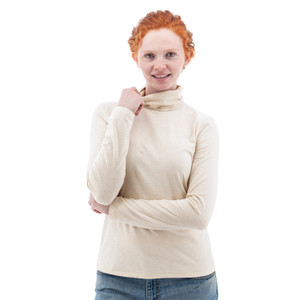 Mariela Organic Turtleneck studio alt 1
