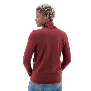 Mariela Organic Turtleneck studio back